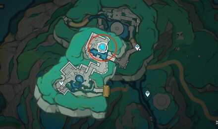 秘密の谷に潜む侠客のマップ