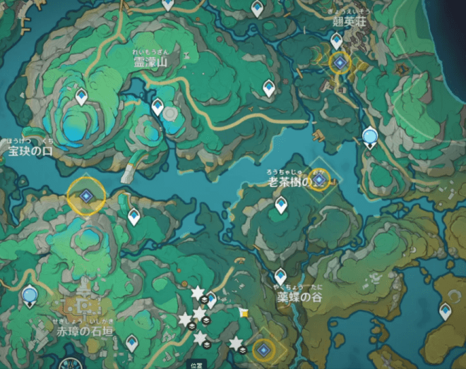 撮影場所マップ