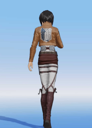 調査兵団：ミカサ画像