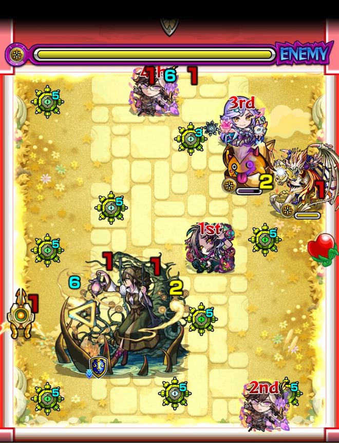 空中庭園1の園ステージ2クロスドクロ呼び出し後