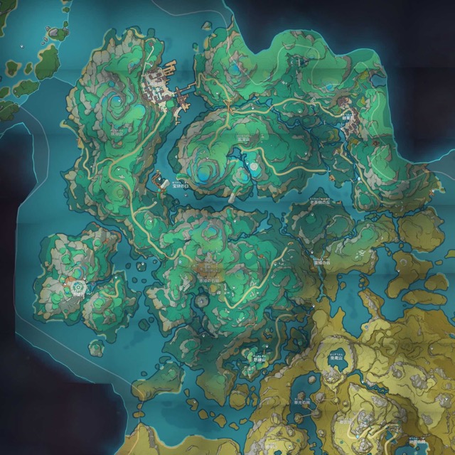 沈玉の谷マップ( 地上)記事用（中）