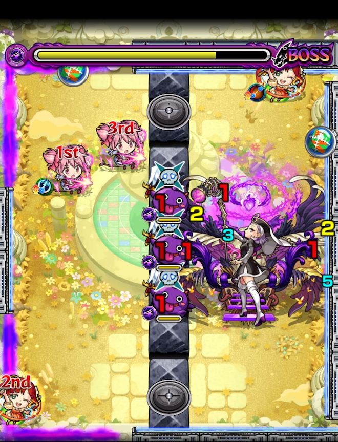 空中庭園2の園ボス3移動後