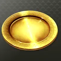 金の皿画像