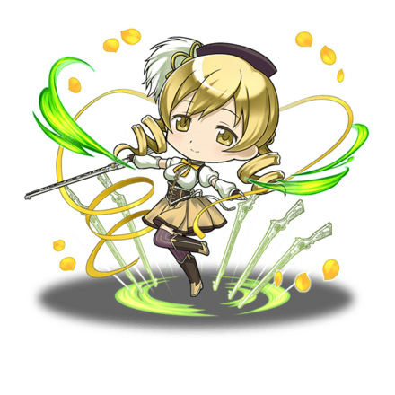 巴 マミの覚醒前イラスト