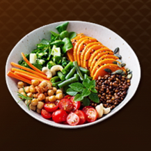 ベジタブル＆ビーンズプレートランチ画像