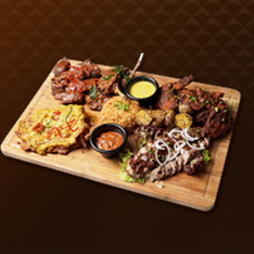 極上ステーキプレートランチ画像