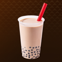 タピオカミルクティー画像