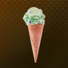 チョコミントアイスクリーム画像