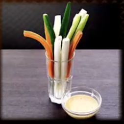 野菜スティックオーロラディップ画像