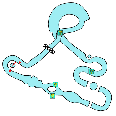 3DSミュージックパークのコース画像