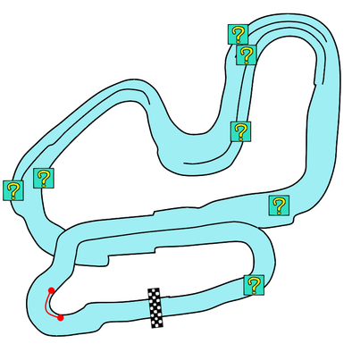 リンリンメトロのコース画像