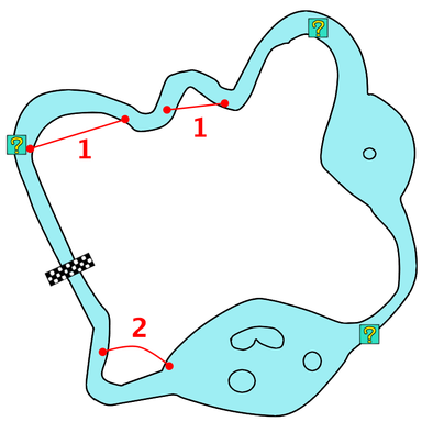 GCカラカラさばくのコース画像