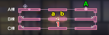学習棟 3Fのマップ