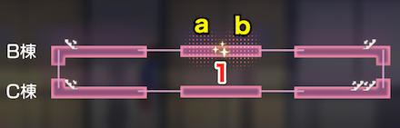 学習棟 4Fのマップ