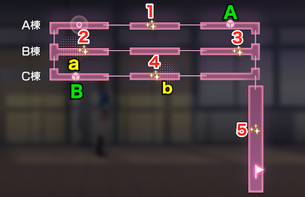 学習棟 3Fのマップ