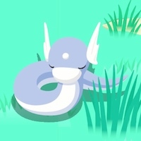 ミニリュウの星2寝顔画像