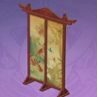 宴の屏風-「蝶舞い魚跳ぶ」の画像