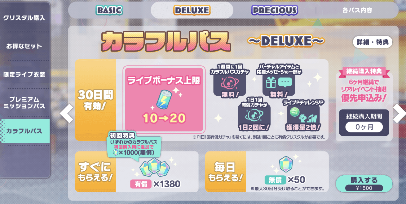 カラフルパス（DELUXE）