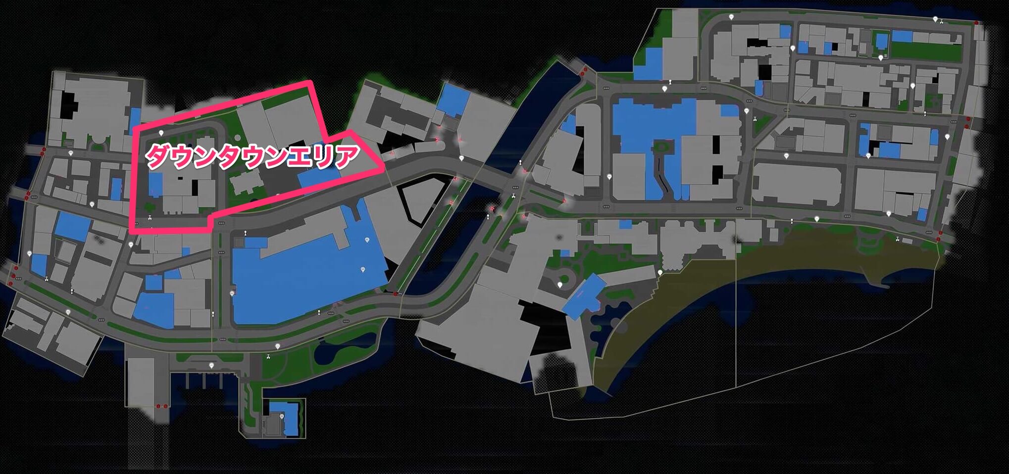 ダウンタウンエリア