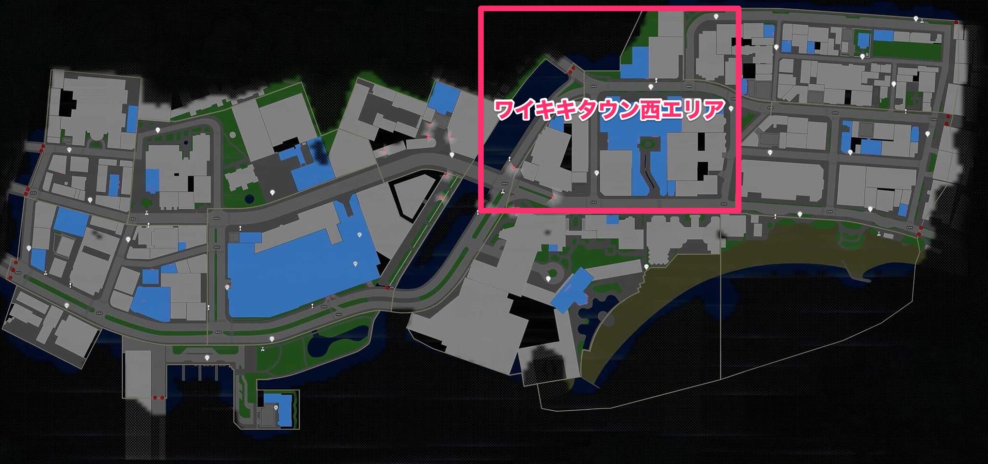 ワイキキタウン西エリア