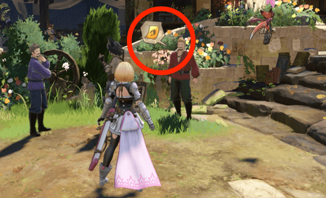 サイドクエストを受注できるNPC