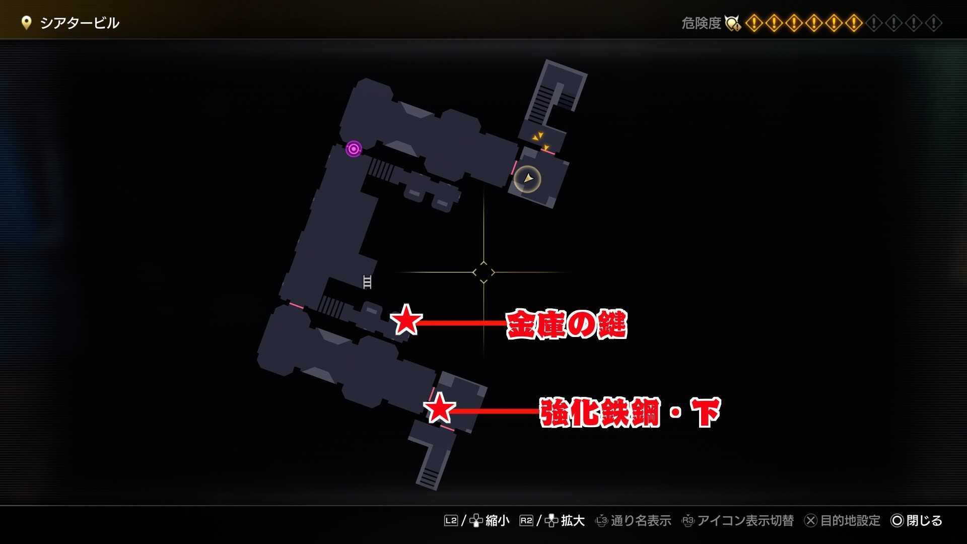 シアタービル2のマップ