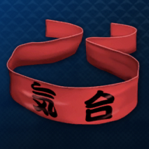 気合の鉢巻き画像