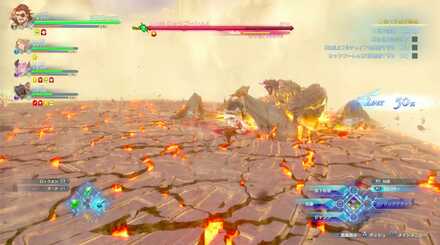 バーストオーラはタイミングよくジャンプ