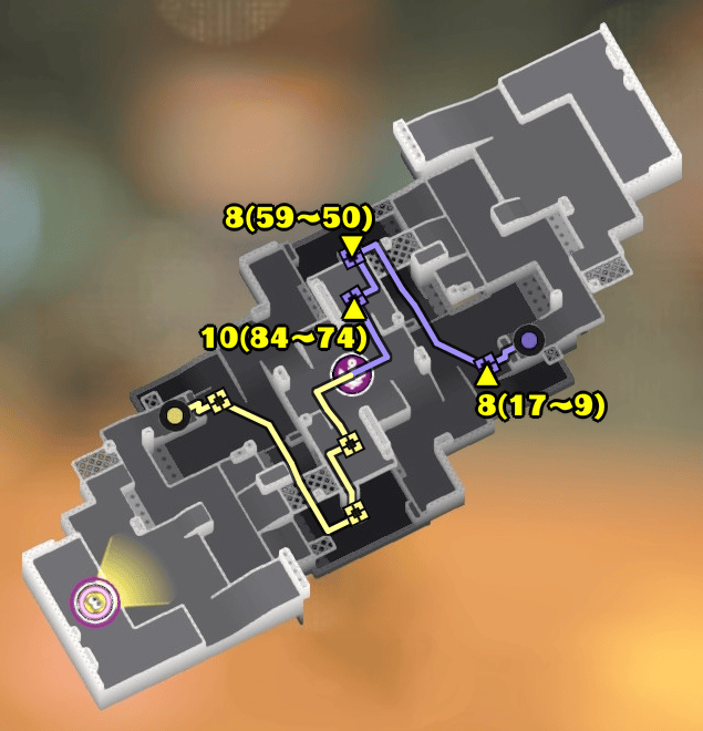 バイガイ亭のガチヤグラマップ