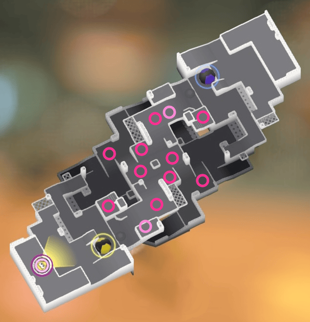 バイガイ亭のガチアサリマップ