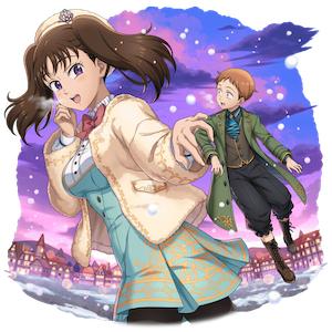 オセロニアの［冬デート］キング＆ディアンヌの画像