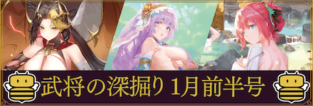 武将の深掘り1月前半