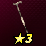 折れかけのステッキ画像