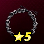 黒翡翠アンクレット画像