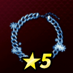 ブルーメタルアンクレット画像