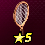 テニスプレイヤーのラケット画像