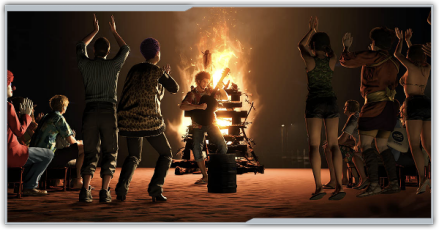 キャンプファイヤー