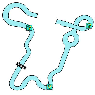 ハイラルサーキットのコース画像