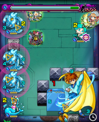 ボス戦第1ステージの画像