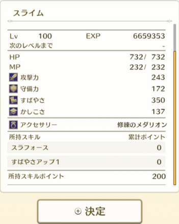 スキル2個持ちレベル22