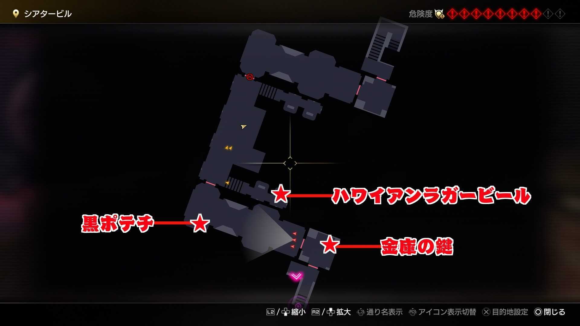 シアタービル2-1のマップ