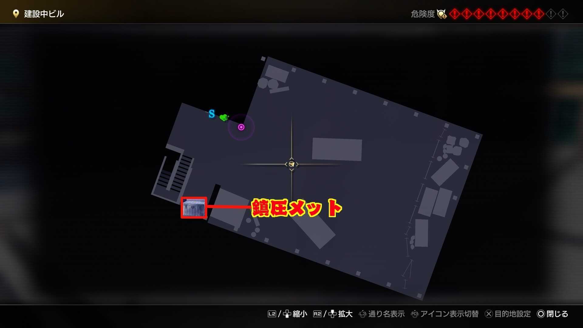 建設中ビル2-2のマップ