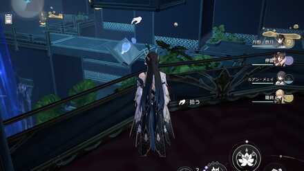 凍結した記憶の噴水の周辺