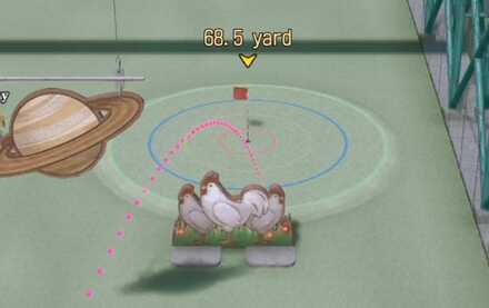 中級3球目の位置