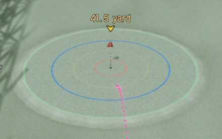 初級2球目の位置