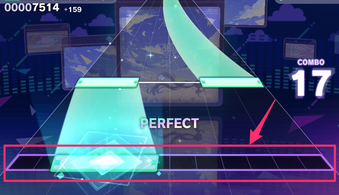 スライドノーツの離す場所