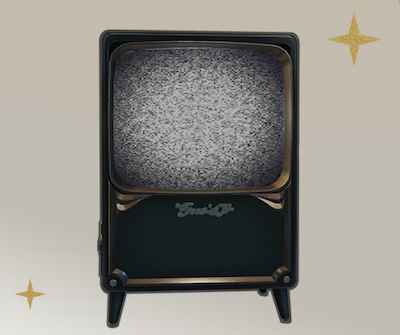 壊れたモニター画像