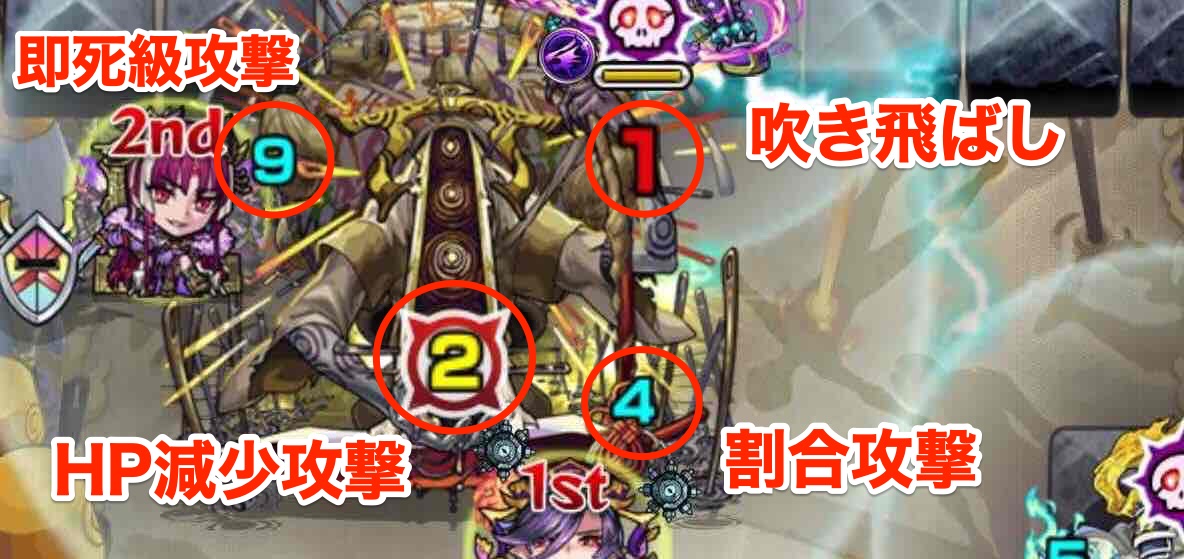 ユビレギリ 攻撃パターン
