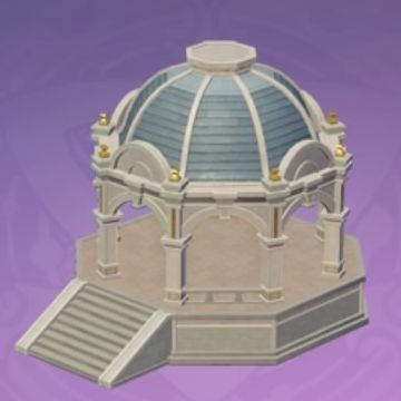 別荘のガゼボ-「万水に包まれて」の画像