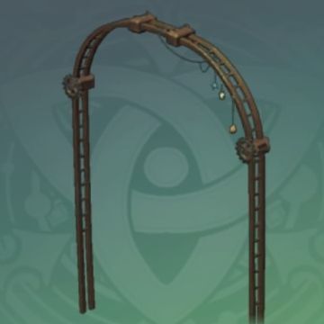 「ポワソン町のアーチゲート」の画像